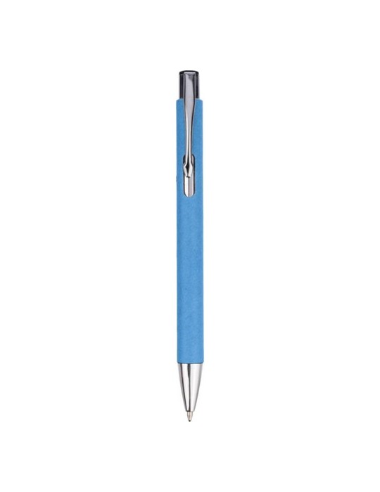 Stylo bille personnalisé en carton recyclé Debra