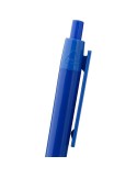 Stylo bille personnalisé en ABS recyclé - Gerald Matières : ABS recyclé Couleurs : bleu accessoire événementiel unique