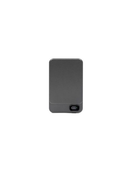 Batterie sans fil publicitaire de 10 000 mAh Brandcharger Powerwave Matières : aluminium Couleurs : gun
