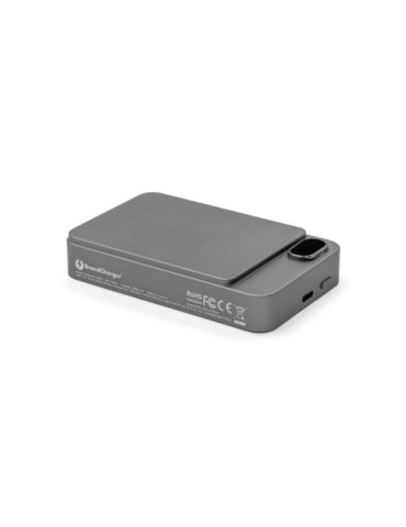 Batterie sans fil publicitaire de 10 000 mAh Brandcharger Powerwave Matières : aluminium Couleurs : gun goodies publicitaire évé