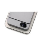 Batterie sans fil publicitaire de 10 000 mAh Brandcharger Powerwave Matières : aluminium Couleurs : gun impression haute définit