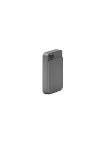 Batterie sans fil publicitaire de 10 000 mAh Brandcharger Powerwave Matières : aluminium Couleurs : gun marquage laser ultra pré