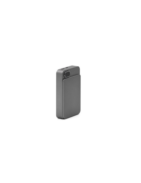Batterie sans fil publicitaire de 10 000 mAh Brandcharger Powerwave Matières : aluminium Couleurs : gun marquage laser ultra pré