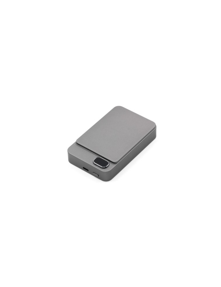 Batterie sans fil publicitaire de 10 000 mAh Brandcharger Powerwave Matières : aluminium Couleurs : gun objet promotionnel éco-r