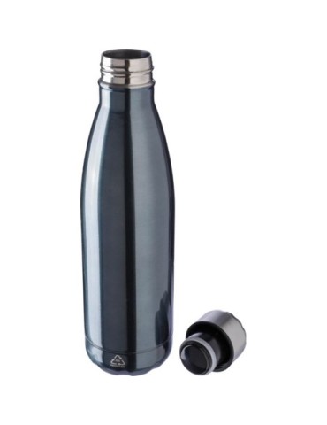 Gourde isotherme personnalisée en acier inoxydable recyclé de 500 ml - Clifford Matières : acier inoxydable Couleurs : rouge cad