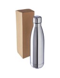 Gourde isotherme personnalisée en acier inoxydable recyclé de 500 ml - Clifford Matières : acier inoxydable Couleurs : bleu acce