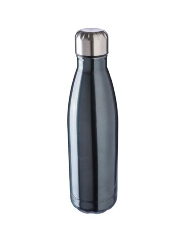 Gourde isotherme personnalisée en acier inoxydable recyclé de 500 ml - Clifford Matières : acier inoxydable Couleurs : bleu obje