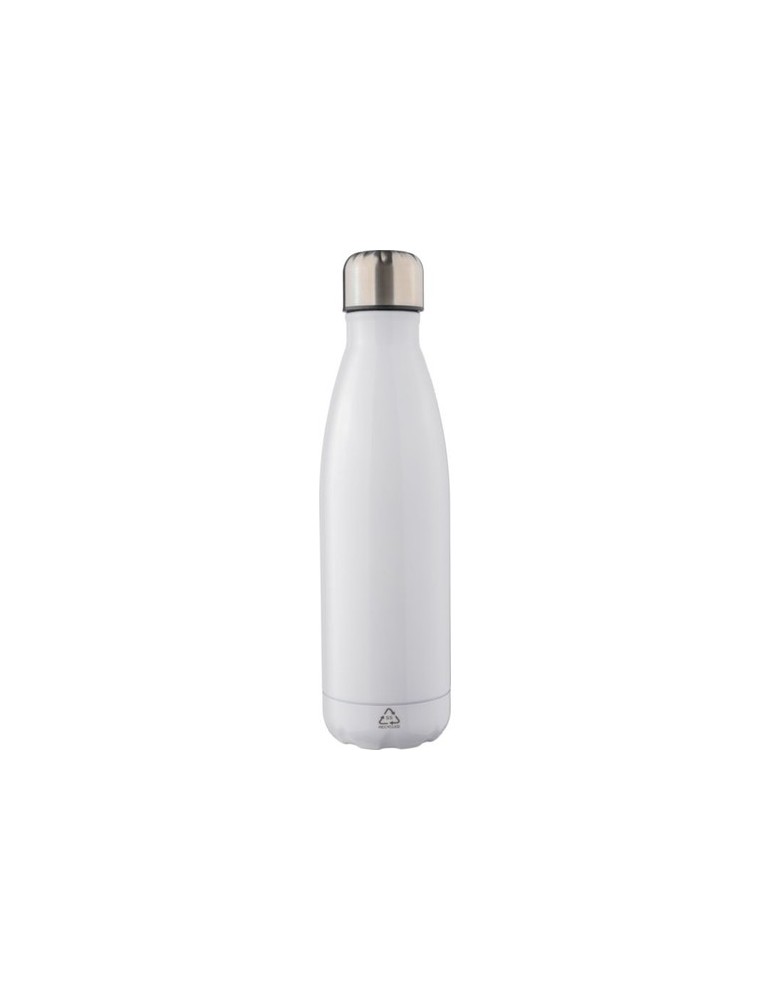 Gourde isotherme personnalisée en acier inoxydable recyclé de 500 ml - Clifford Matières : acier inoxydable Couleurs : argenté m
