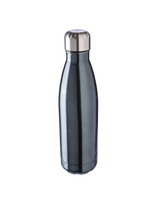 Gourde isotherme personnalisée en acier inoxydable recyclé de 500 ml - Clifford Matières : acier inoxydable Couleurs : argenté g