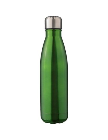 Gourde isotherme personnalisée en acier inoxydable recyclé de 500 ml - Clifford Matières : acier inoxydable Couleurs : vert marq