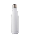 Gourde isotherme personnalisée en acier inoxydable recyclé de 500 ml - Clifford Matières : acier inoxydable Couleurs : blanc goo
