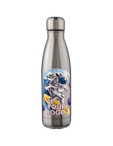 Gourde isotherme personnalisée en acier inoxydable recyclé de 500 ml - Clifford Matières : acier inoxydable Couleurs : blanc obj