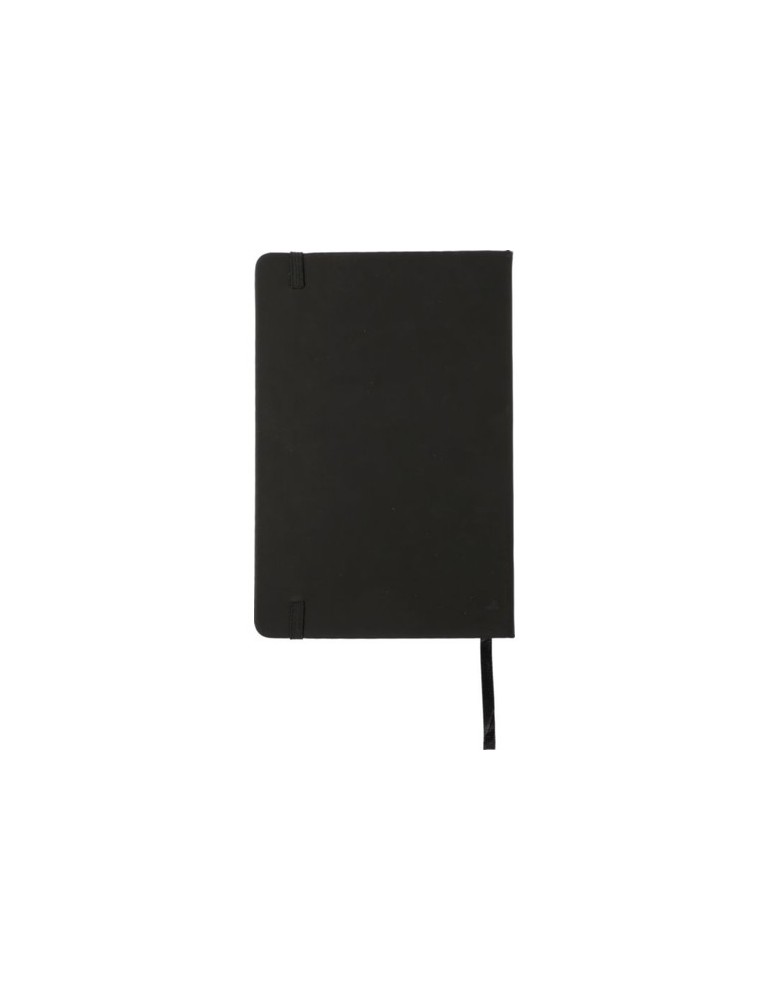 Carnet publicitaire A6 en PU - Bradley Matières : carton Couleurs : blanc personnalisation rapide en France