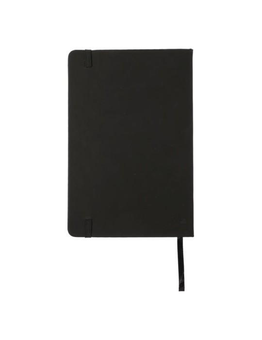 Carnet publicitaire A6 en PU - Bradley Matières : carton Couleurs : blanc personnalisation rapide en France
