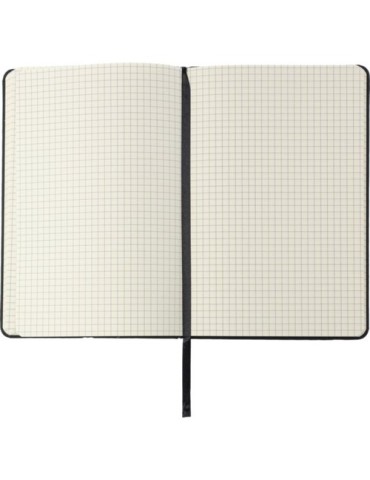Carnet publicitaire A6 en PU - Bradley Matières : carton Couleurs : blanc cadeau client original
