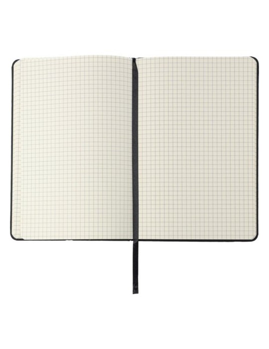 Carnet publicitaire A6 en PU - Bradley Matières : carton Couleurs : blanc cadeau client original
