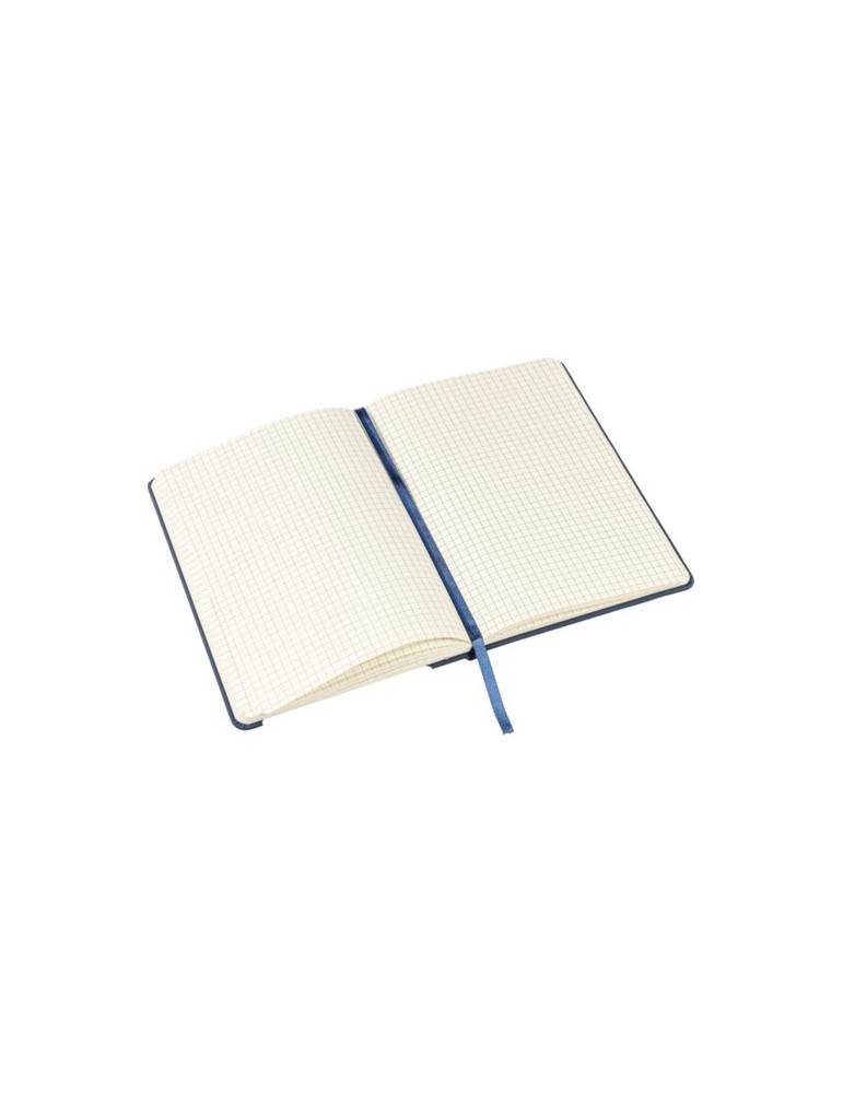 Carnet publicitaire A6 en PU - Bradley Matières : carton Couleurs : blanc marquage laser ultra précis