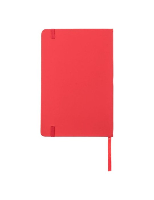 Carnet publicitaire A6 en PU - Bradley Matières : carton Couleurs : blanc goodies entreprise design