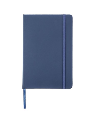 Carnet publicitaire A6 en PU - Bradley Matières : carton Couleurs : bleu goodies publicitaire événementiel