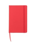 Carnet publicitaire A6 en PU - Bradley Matières : carton Couleurs : rouge personnalisable avec votre logo