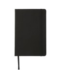 Carnet publicitaire A6 en PU - Bradley Matières : carton Couleurs : noir cadeau entreprise pas cher