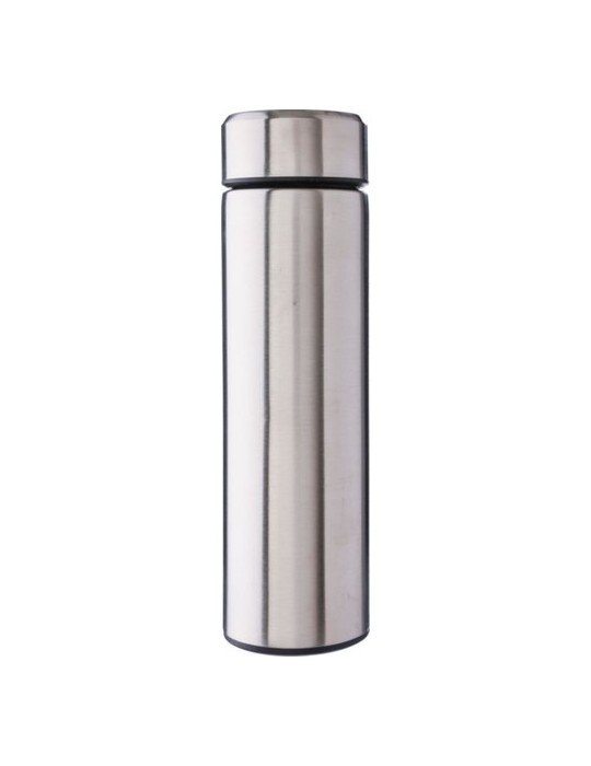 Bouteille isotherme personnalisée en acier inoxydable de 450 ml Mary Matières : acier inoxydable Couleurs : argenté