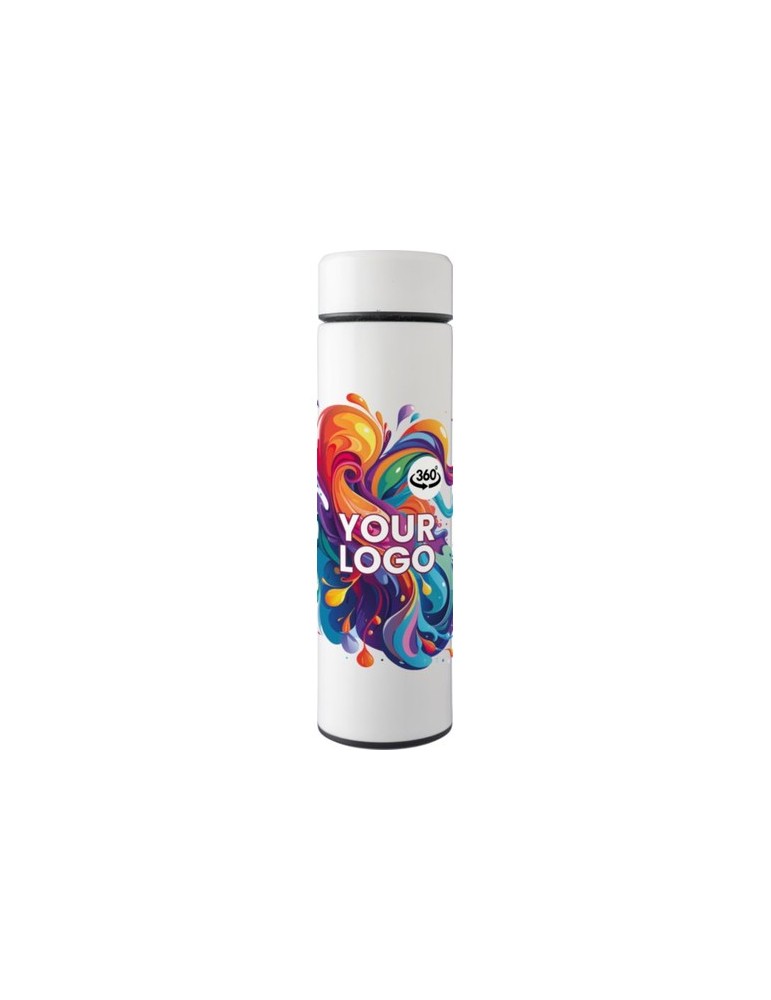 Bouteille isotherme personnalisée en acier inoxydable de 450 ml Mary Matières : acier inoxydable Couleurs : argenté goodies pers
