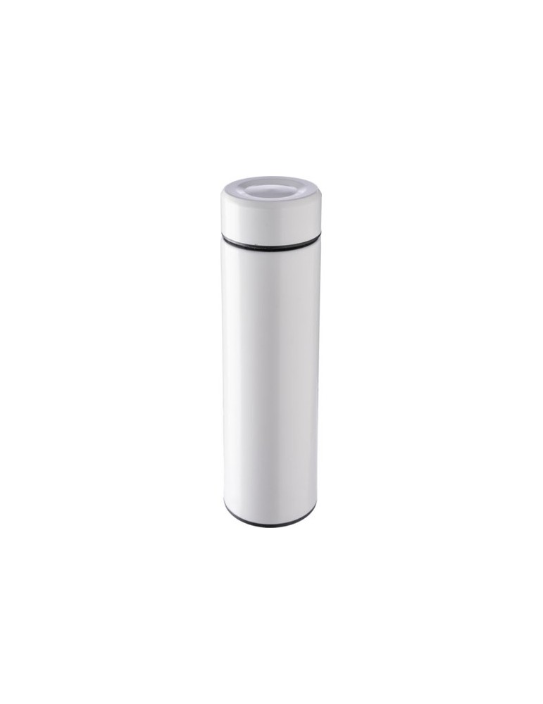 Bouteille isotherme personnalisée en acier inoxydable de 450 ml Mary Matières : acier inoxydable Couleurs : argenté impression h