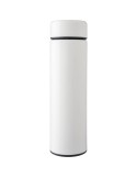 Bouteille isotherme personnalisée en acier inoxydable de 450 ml Mary Matières : acier inoxydable Couleurs : blanc impression hau