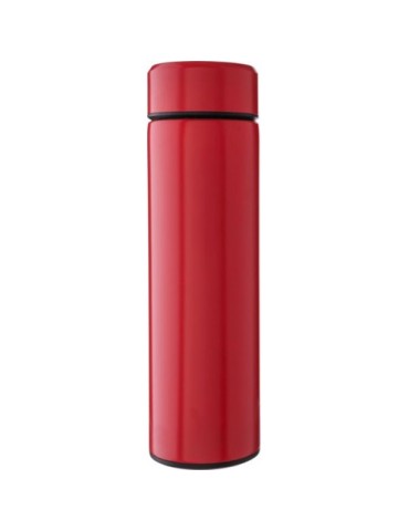 Bouteille isotherme personnalisée en acier inoxydable de 450 ml Mary Matières : acier inoxydable Couleurs : rouge personnalisabl