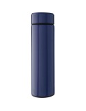 Bouteille isotherme personnalisée en acier inoxydable de 450 ml Mary Matières : acier inoxydable Couleurs : bleu marquage laser 