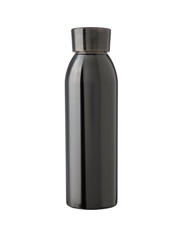 Gourde personnalisée en acier inoxydable de 650 ml - Cindy Matières : silicone Couleurs : noir