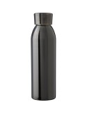 Gourde personnalisée en acier inoxydable de 650 ml - Cindy Matières : silicone Couleurs : noir