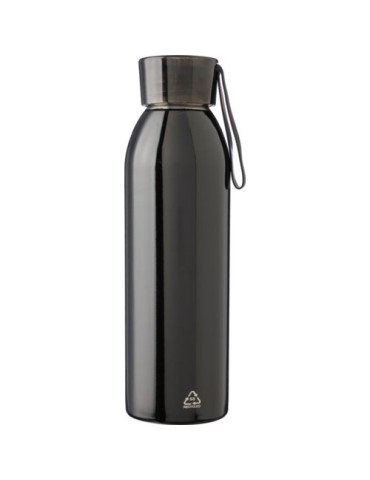 Gourde personnalisée en acier inoxydable de 650 ml - Cindy Matières : silicone Couleurs : noir 2