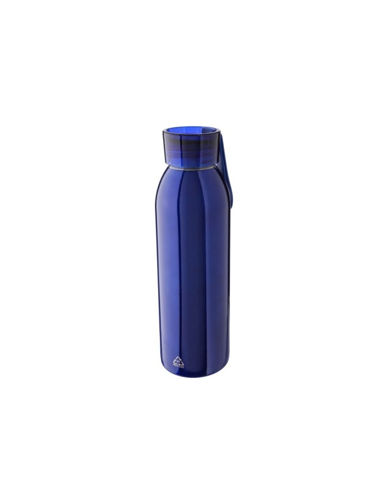 Gourde personnalisée en acier inoxydable de 650 ml - Cindy Matières : silicone Couleurs : noir marquage couleur éclatante