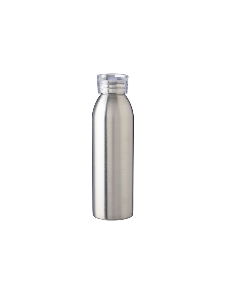 Gourde personnalisée en acier inoxydable de 650 ml - Cindy Matières : silicone Couleurs : argenté goodies publicitaire événement