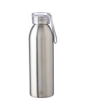 Gourde personnalisée en acier inoxydable de 650 ml - Cindy Matières : silicone Couleurs : argenté cadeau collaborateur premium