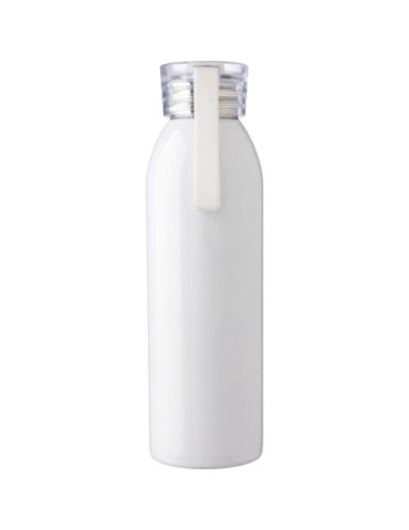 Gourde personnalisée en acier inoxydable de 650 ml - Cindy Matières : silicone Couleurs : argenté personnalisation rapide en Fra