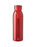 Gourde personnalisée en acier inoxydable de 650 ml - Cindy Matières : silicone Couleurs : argenté impression logo haute qualité