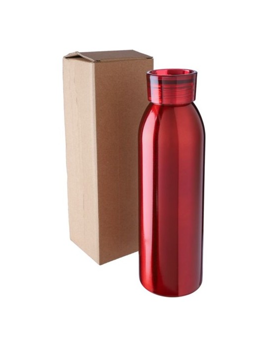 Gourde personnalisée en acier inoxydable de 650 ml - Cindy Matières : silicone Couleurs : argenté personnalisable avec votre log