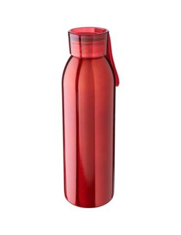 Gourde personnalisée en acier inoxydable de 650 ml - Cindy Matières : silicone Couleurs : argenté cadeau collaborateur premium