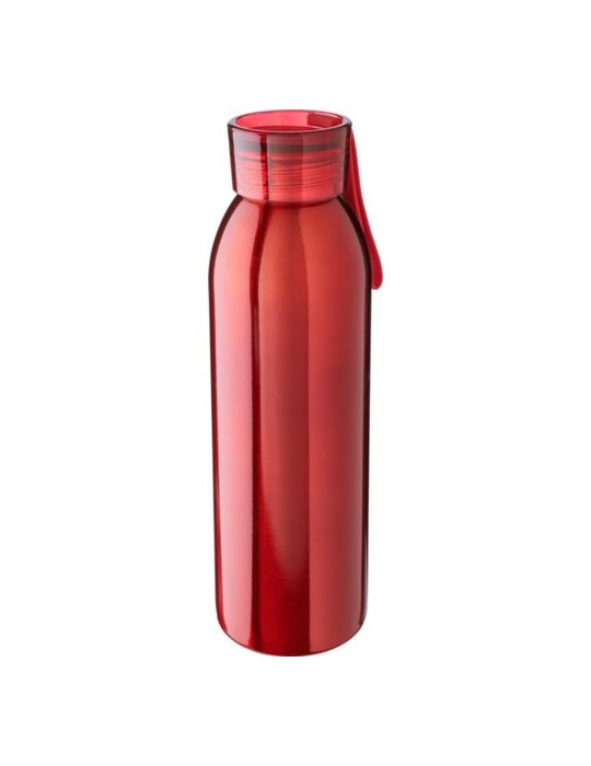 Gourde personnalisée en acier inoxydable de 650 ml - Cindy Matières : silicone Couleurs : argenté cadeau collaborateur premium