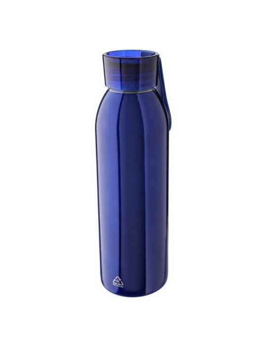 Gourde personnalisée en acier inoxydable de 650 ml - Cindy Matières : silicone Couleurs : argenté cadeau affaires élégant