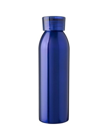 Gourde personnalisée en acier inoxydable de 650 ml - Cindy Matières : silicone Couleurs : bleu cobalt personnalisable avec votre