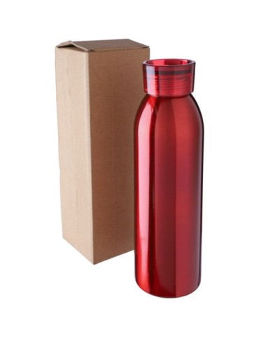 Gourde personnalisée en acier inoxydable de 650 ml - Cindy Matières : silicone Couleurs : bleu cobalt objet promo petit budget