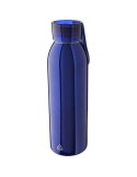 Gourde personnalisée en acier inoxydable de 650 ml - Cindy Matières : silicone Couleurs : rouge marquage laser ultra précis
