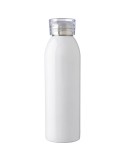 Gourde personnalisée en acier inoxydable de 650 ml - Cindy Matières : silicone Couleurs : blanc impression haute définition