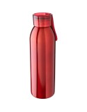 Gourde personnalisée en acier inoxydable de 650 ml - Cindy Matières : silicone Couleurs : blanc objet promotionnel éco-responsab