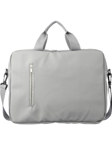 Sacoche  porte-ordinateur 15'' en PU Floyd Matières : polyester Couleurs : gris