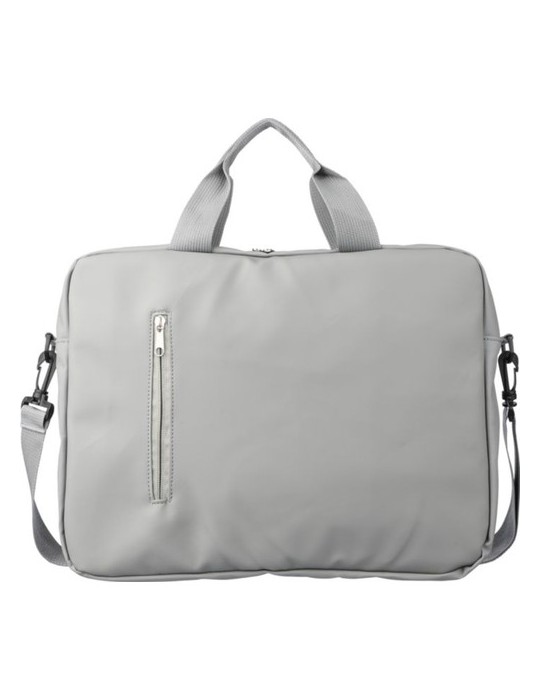 Sacoche  porte-ordinateur 15'' en PU Floyd Matières : polyester Couleurs : gris
